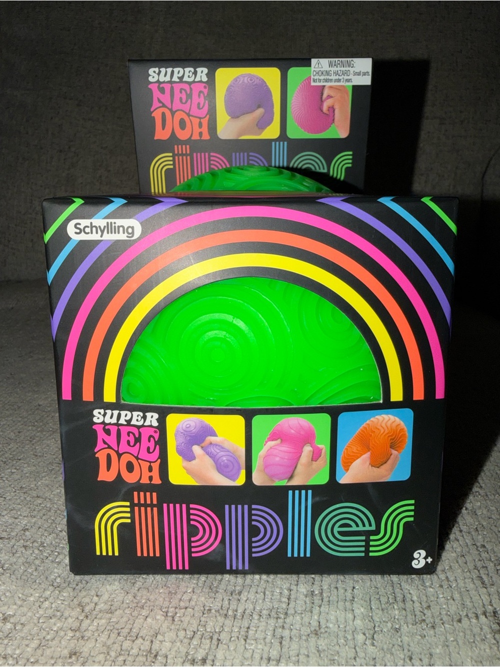Super NeeDoh Ripples Sensory Toy by Schylling — Bright Green